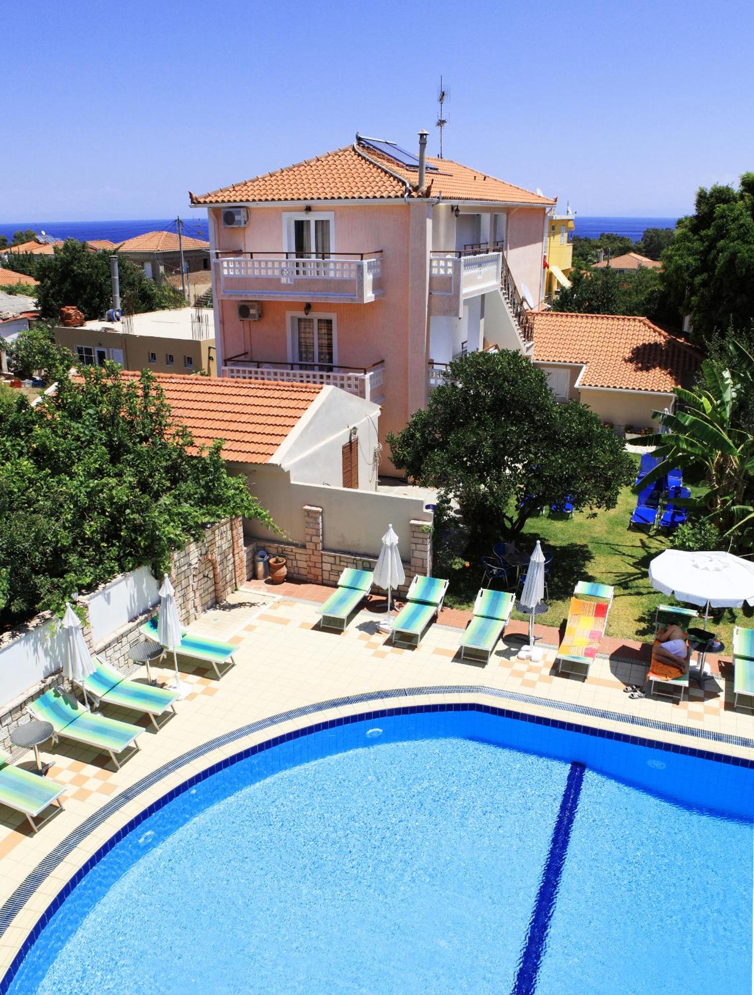 Theodora Studios & Apartments Skala  Exterior foto